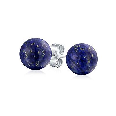 Bling Jewelry Design Clássico e Simples de Brincos de Bola Redonda de 6MM com Pedras Preciosas para Mulheres Adolescentes em Prata Esterlina .925 com uma Variedade de Opções de Pedras de Nascimento Bling Jewelry Design Clássico e Simples de Brincos de Bola Redonda de 6MM com Pedras Preciosas para Mulheres Adolescentes em Prata Esterlina .925 com uma Variedade de Opções de Pedras de Nascimento