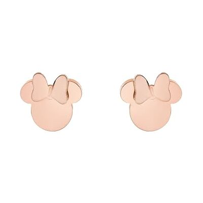 Disney Minnie Brincos para menina de aço inoxidável, tamanho único, jóias Disney Minnie Brincos para menina de aço inoxidável, tamanho único, jóias