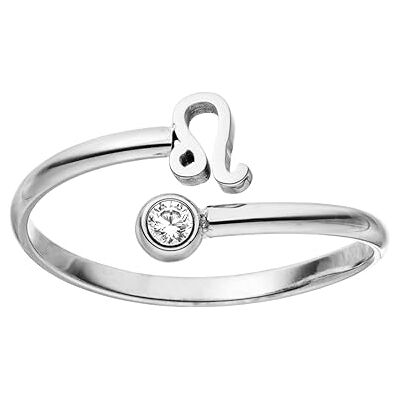 Purelei ® Anel do signo do zodíaco – Anel de mulher resistente à água de aço inoxidável durável: anéis ajustáveis de tamanho 50 a 60 – Joias modernas para o seu visual individual Purelei ® Anel do signo do zodíaco – Anel de mulher resistente à água de aço inoxidável durável: anéis ajustáveis de tamanho 50 a 60 – Joias modernas para o seu visual individual