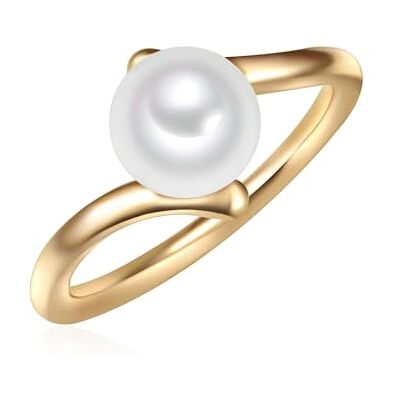 Valero Pearls Anel de pérolas para mulher prata de lei 925 Valero Pearls Anel de pérolas para mulher prata de lei 925