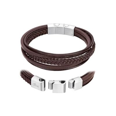 Lotus Pulseira homem couro bracelete de design sofisticado, Lotus Pulseira homem couro bracelete de design sofisticado,