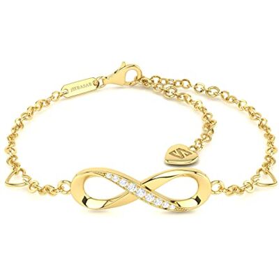 SERASAR Pulseira Premium para Senhora Aço Cirúrgico 316L Inoxidável À Prova de Água Comprimento Ajustável Quatro Cores Inclui Caixa de Joias, Tamanho único, Aço inoxidável Ouro amarelo SERASAR Pulseira Premium para Senhora Aço Cirúrgico 316L Inoxidável À Prova de Água Comprimento Ajustável Quatro Cores Inclui Caixa de Joias, Tamanho único, Aço inoxidável Ouro amarelo