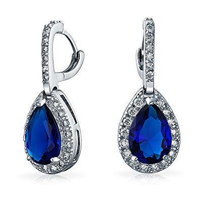Bling Jewelry Conjunto de jóias nupciais de 7-15 Ct vintage halo zircónio cúbico AAA CZ braçadeira perfurada a pressão lágrima parafuso traseiro clipe em brincos cores de pedras preciosas banhado a prata ouro Bling Jewelry Conjunto de jóias nupciais de 7-15 Ct vintage halo zircónio cúbico AAA CZ braçadeira perfurada a pressão lágrima parafuso traseiro clipe em brincos cores de pedras preciosas banhado a prata ouro