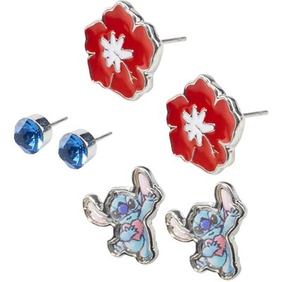 Disney Conjuntos de Joias para Menina de Stitch, Acessórios Lilo e Stitch, Pulseira Menina, Brincos, Colares, Brincos, Presentes para Menina, Sem Pedra Preciosa Disney Conjuntos de Joias para Menina de Stitch, Acessórios Lilo e Stitch, Pulseira Menina, Brincos, Colares, Brincos, Presentes para Menina, Sem Pedra Preciosa