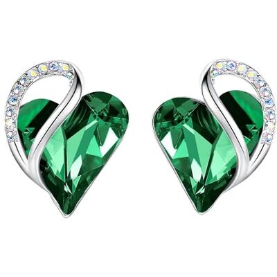 Leafael Birthstone Coração Brincos de Mulher Birthstone Brincos com Coração e Cristais Curativas Brincos Modernos Livres de Alergias com caixa de presente incluída, Zircônia cúbica, Sem pedra Leafael Birthstone Coração Brincos de Mulher Birthstone Brincos com Coração e Cristais Curativas Brincos Modernos Livres de Alergias com caixa de presente incluída, Zircônia cúbica, Sem pedra