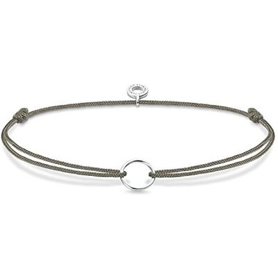 Thomas Sabo Pulseira com Berloques para Mulher Little Secret Círculo Prata de Lei 925 LS068-173-19, 14-20 cm, Prata esterlina Thomas Sabo Pulseira com Berloques para Mulher Little Secret Círculo Prata de Lei 925 LS068-173-19, 14-20 cm, Prata esterlina