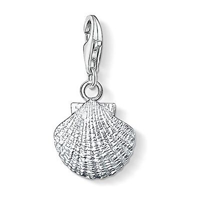 Thomas Sabo Charm com Fecho Feminino em Prata de Lei 925/1000, TAMANHO ÚNICO, Prata esterlina, Shell Thomas Sabo Charm com Fecho Feminino em Prata de Lei 925/1000, TAMANHO ÚNICO, Prata esterlina, Shell
