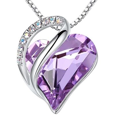 Leafael Colar Pedra de Nascimento para Mulher Colar Pedra de Nascimento de Cristal. Colar para Mulheres com pendente hipoalergénico com caixa de oferta incluída, Zircônia cúbica Cristal, Sem Pedra Leafael Colar Pedra de Nascimento para Mulher Colar Pedra de Nascimento de Cristal. Colar para Mulheres com pendente hipoalergénico com caixa de oferta incluída, Zircônia cúbica Cristal, Sem Pedra