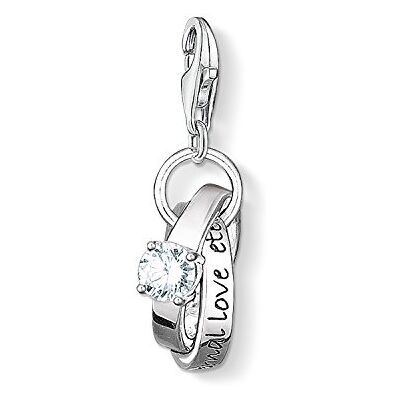 Thomas Sabo Charme com fecho para mulher, Vidro, Cristal Thomas Sabo Charme com fecho para mulher, Vidro, Cristal