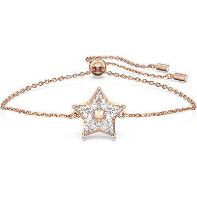 Swarovski Stella Kite Cut Star White Rose Gold-tone Bracelet Prateado Swarovski Stella Kite Cut Star White Rose Gold-tone Bracelet Prateado