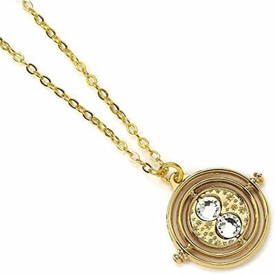 HARRY POTTER Carat Shop O Colar e Pingente Fixo Vira-tempo (Banhado a Ouro) HARRY POTTER Carat Shop O Colar e Pingente Fixo Vira-tempo (Banhado a Ouro)