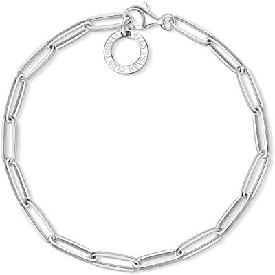Thomas Sabo Pulseira com pingentes de prata de lei 925 X0253-001-21-L15.5 Thomas Sabo Pulseira com pingentes de prata de lei 925 X0253-001-21-L15.5