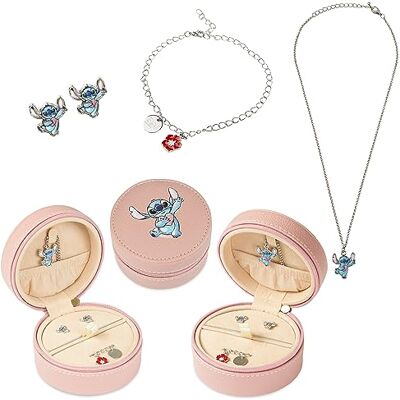 Disney Conjunto de Joias para Menina Pulseira Menina Brincos Pendentes Acessórios, Tamanho único, Zinco, Não aplicável Disney Conjunto de Joias para Menina Pulseira Menina Brincos Pendentes Acessórios, Tamanho único, Zinco, Não aplicável