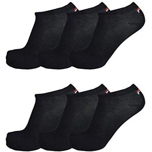 Fila ® 6 pares meias, invisíveis sapatilhas desportivas unissexo, 35-46 unissexo, preto, 43-46 (9-11 UK) Fila ® 6 pares meias, invisíveis sapatilhas desportivas unissexo, 35-46 unissexo, preto, 43-46 (9-11 UK)