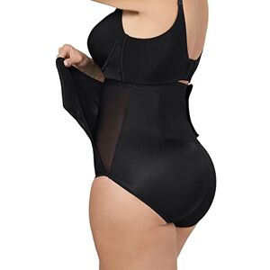 Leonisa Calcinha de cintura redutora pós-parto para mulher máquina de moldagem forte controlo Leonisa Calcinha de cintura redutora pós-parto para mulher máquina de moldagem forte controlo