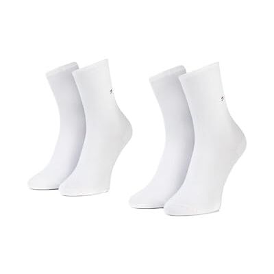 Tommy Hilfiger Meias clássicas para mulher (2 unidades), Branco Tommy Hilfiger Meias clássicas para mulher (2 unidades), Branco