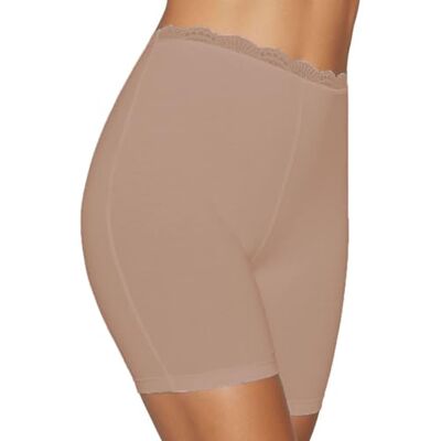 YSABEL MORA Culotte anti-fricção de algodão natural para mulher Costuras planas invisíveis, ajuste ergonómico, detalhe de blonda, ótimo conforto para o dia a dia YSABEL MORA Culotte anti-fricção de algodão natural para mulher Costuras planas invisíveis, ajuste ergonómico, detalhe de blonda, ótimo conforto para o dia a dia