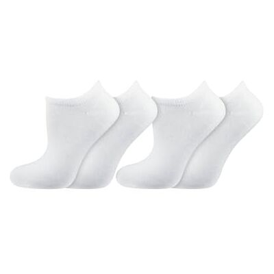 Nur Die Damen Sneaker Dp Meias curtas mulher (pacote de 2), Branco Nur Die Damen Sneaker Dp Meias curtas mulher (pacote de 2), Branco