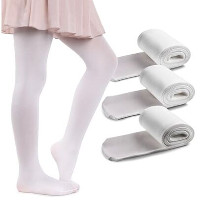 MANA MANA Embalagem de 2 e 3 pares de meias lisas para meninas: lindas meias opacas para a escola, a dança e o balé; suaves e elegantes, 40 DEN, fabricadas na Itália, 2 e 3 pares MANA MANA Embalagem de 2 e 3 pares de meias lisas para meninas: lindas meias opacas para a escola, a dança e o balé; suaves e elegantes, 40 DEN, fabricadas na Itália, 2 e 3 pares