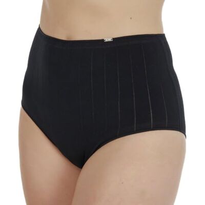 AVET Cuecas clássicas femininas 31195 algodão macio canelado largo AVET Cuecas clássicas femininas 31195 algodão macio canelado largo