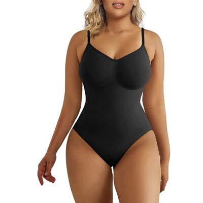 SHAPERX Body modelador mulher bodysuit redutor abdominal pós-parto controlo e modelagem linha invisível Shapewear pós-parto SHAPERX Body modelador mulher bodysuit redutor abdominal pós-parto controlo e modelagem linha invisível Shapewear pós-parto