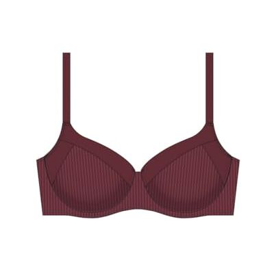 Dorina Women's Carmen-Light Padded Demi Full Coverage Sutiã (embalagem de 1), Borgonha, 85 B Dorina Women's Carmen-Light Padded Demi Full Coverage Sutiã (embalagem de 1), Borgonha, 85 B