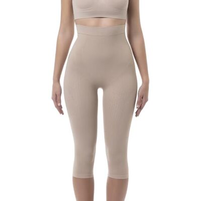 Farmacell 323 Calça até o Tornozelo com Cintura Alta, Modelador, Anti-Celulite e com Efeito Push-up, Carne, S-M Farmacell 323 Calça até o Tornozelo com Cintura Alta, Modelador, Anti-Celulite e com Efeito Push-up, Carne, S-M