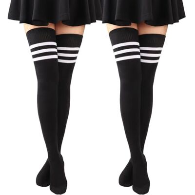 DRESHOW Mulher extra longas meias até ao joelho cosplay casual sobre o joelho meias até à coxa, Tamanho único DRESHOW Mulher extra longas meias até ao joelho cosplay casual sobre o joelho meias até à coxa, Tamanho único
