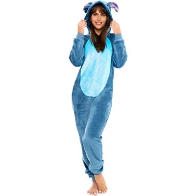 Disney Pijama Lilo & Stitch para Mulher, azul, XXL Disney Pijama Lilo & Stitch para Mulher, azul, XXL