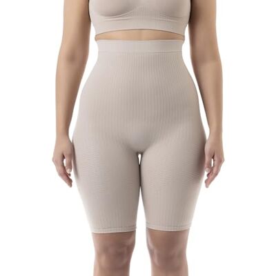 Farmacell 113 (Powder, XL/2XL) Calças de cintura para mulher anticelulite massagem, cintura alta, Made in Italy Farmacell 113 (Powder, XL/2XL) Calças de cintura para mulher anticelulite massagem, cintura alta, Made in Italy