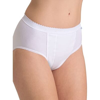 Sloggi Controlo Tai Slip mulher (pacote de 1), Branco e ouro Sloggi Controlo Tai Slip mulher (pacote de 1), Branco e ouro