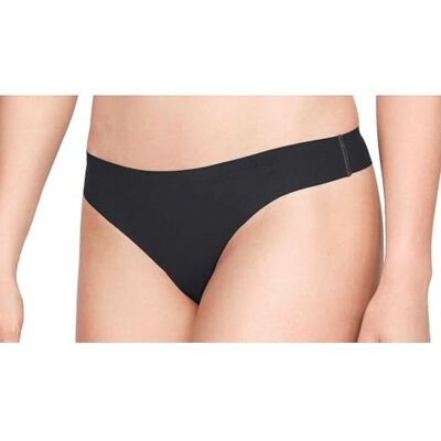 Under Armour Mulher PS Thong 3Pack, tanga sem costura Under Armour Mulher PS Thong 3Pack, tanga sem costura