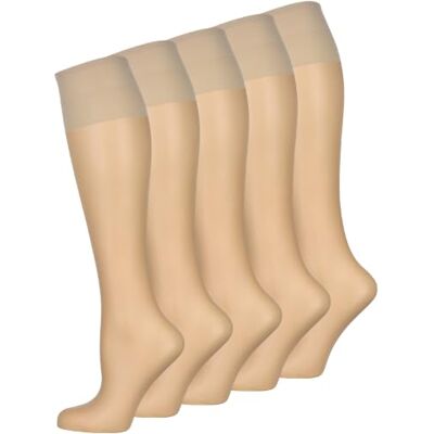 Nur Die Pack de 5 meias para mulheres, Tamanho único Nur Die Pack de 5 meias para mulheres, Tamanho único