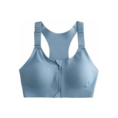 Marks & Spencer Sutiã desportivo de fixação máxima sem aros com fecho frontal para mulher, absorve a humidade Marks & Spencer Sutiã desportivo de fixação máxima sem aros com fecho frontal para mulher, absorve a humidade