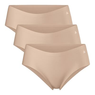 DANISH ENDURANCE Cuecas invisíveis para mulher, 3 e 5 pack bege L DANISH ENDURANCE Cuecas invisíveis para mulher, 3 e 5 pack bege L