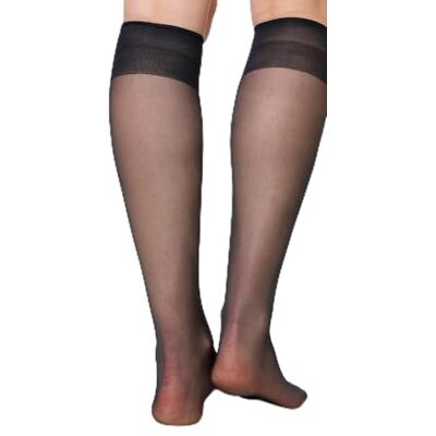 Nur Die Pacote de 5 meias para mulheres, cor preta (Schwarz 094), tamanho único Nur Die Pacote de 5 meias para mulheres, cor preta (Schwarz 094), tamanho único