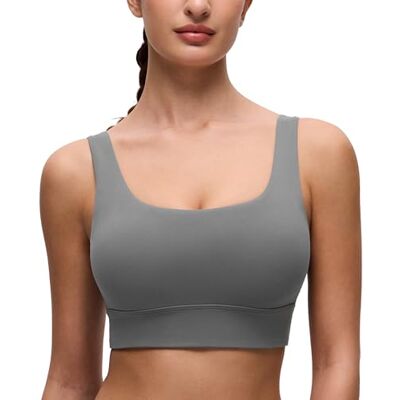 CRZ YOGA Butterluxe Sutiã U para trás Suporte leve, almofadas removíveis, ioga, extremamente suave, linha longa, alças largas, para mulher CRZ YOGA Butterluxe Sutiã U para trás Suporte leve, almofadas removíveis, ioga, extremamente suave, linha longa, alças largas, para mulher