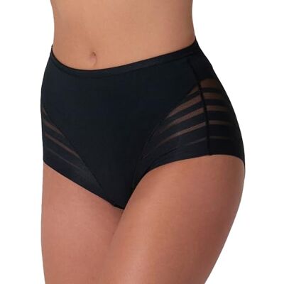 Leonisa Calcinha de cintura redutora de abdômen sem costura para mulher, calcinha modeladora levanta grânulos em renda, roupa interior individual colombiana ou pack 2 Leonisa Calcinha de cintura redutora de abdômen sem costura para mulher, calcinha modeladora levanta grânulos em renda, roupa interior individual colombiana ou pack 2
