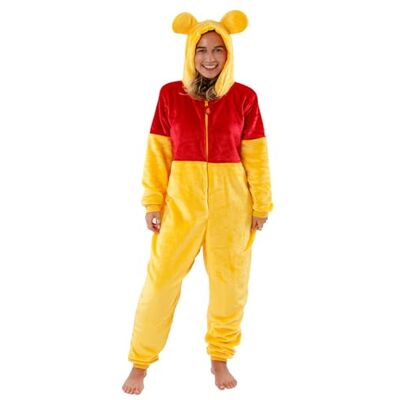 Disney Pijama inteiro Winnie The Pooh para mulheres Fantasias de Winnie The Pooh Tamanhos pequenos a XX-Grande Mercadoria oficial de Winnie The Pooh, Amarelo, M Disney Pijama inteiro Winnie The Pooh para mulheres Fantasias de Winnie The Pooh Tamanhos pequenos a XX-Grande Mercadoria oficial de Winnie The Pooh, Amarelo, M