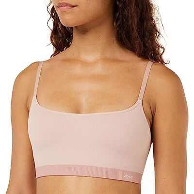 Sloggi Ever Infused Aloe P Sutiã acolchoado, opaco para mulher, Rosa (Foggy Mauve) Sloggi Ever Infused Aloe P Sutiã acolchoado, opaco para mulher, Rosa (Foggy Mauve)