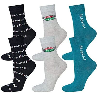 soxo Warner Bros Friends Meias de mulher divertidas meias altas originais algodão meias inverno 35-40 3 pares Set Para Amiga, Detalle De Cumpleaños, Socks Altos, Diseños Graciosos soxo Warner Bros Friends Meias de mulher divertidas meias altas originais algodão meias inverno 35-40 3 pares Set Para Amiga, Detalle De Cumpleaños, Socks Altos, Diseños Graciosos