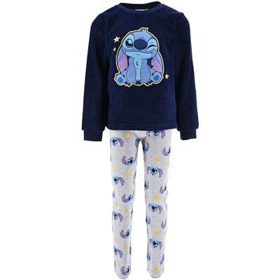 Disney Stitch Pijamas para Mulher, Camiseta e Calças Longas de Algodão Pijama 2 Peças Polar Macio, Presente para Mulher, Meninas e Adolescentes Disney Stitch Pijamas para Mulher, Camiseta e Calças Longas de Algodão Pijama 2 Peças Polar Macio, Presente para Mulher, Meninas e Adolescentes