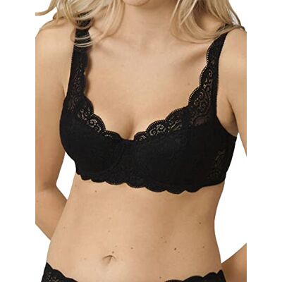 Triumph Amourette 300 W Sutiã básico para mulher, Preto (Preto), 85 B Triumph Amourette 300 W Sutiã básico para mulher, Preto (Preto), 85 B