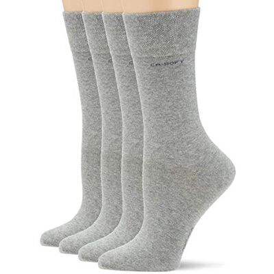 Camano 3642000 Meias mulher (conjunto de 4), Cinzento (cinzento 0010) Camano 3642000 Meias mulher (conjunto de 4), Cinzento (cinzento 0010)