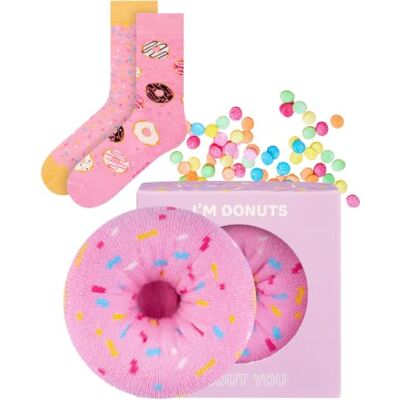 soxo Donut Meias para Mulher Divertidas Algodão Socks Presentes Originais Presente Cores 35-40 1-4 Pares soxo Donut Meias para Mulher Divertidas Algodão Socks Presentes Originais Presente Cores 35-40 1-4 Pares