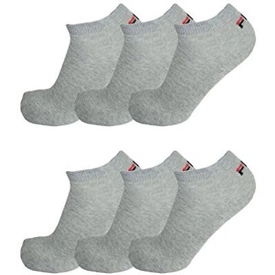 Fila ® 6 pares, unissexo, 35-46, cinzento, 39-42 (6-8 GB) Fila ® 6 pares, unissexo, 35-46, cinzento, 39-42 (6-8 GB)