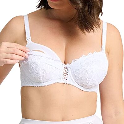 Sans Complexe Arum Baby Full Coverage sutiã para mulher, (branco CC), 90 D Sans Complexe Arum Baby Full Coverage sutiã para mulher, (branco CC), 90 D