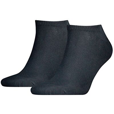 Tommy Hilfiger 343024001 Meias Mulher (Pack de 2), Azul Marinho Tommy Hilfiger 343024001 Meias Mulher (Pack de 2), Azul Marinho