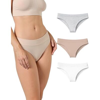 Risalti Calcinhas mulher brasileiras bambu 3 peças cuecas brasileiras mulher, mangas de mulher pacote, roupa de mulher, mais macia que cuecas mulher algodão, tanga para mulher, cuecas sem costuras Risalti Calcinhas mulher brasileiras bambu 3 peças cuecas brasileiras mulher, mangas de mulher pacote, roupa de mulher, mais macia que cuecas mulher algodão, tanga para mulher, cuecas sem costuras
