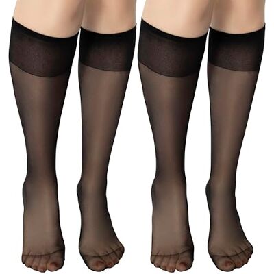 MANA MANA Meias até à Coxa: Meias Pop de 15 Deniers até ao Joelho, Transpiráveis e Elegantes, Tamanho Único, Fabricadas em Itália, Perfeitas para Todas as Ocasiões MANA MANA Meias até à Coxa: Meias Pop de 15 Deniers até ao Joelho, Transpiráveis e Elegantes, Tamanho Único, Fabricadas em Itália, Perfeitas para Todas as Ocasiões